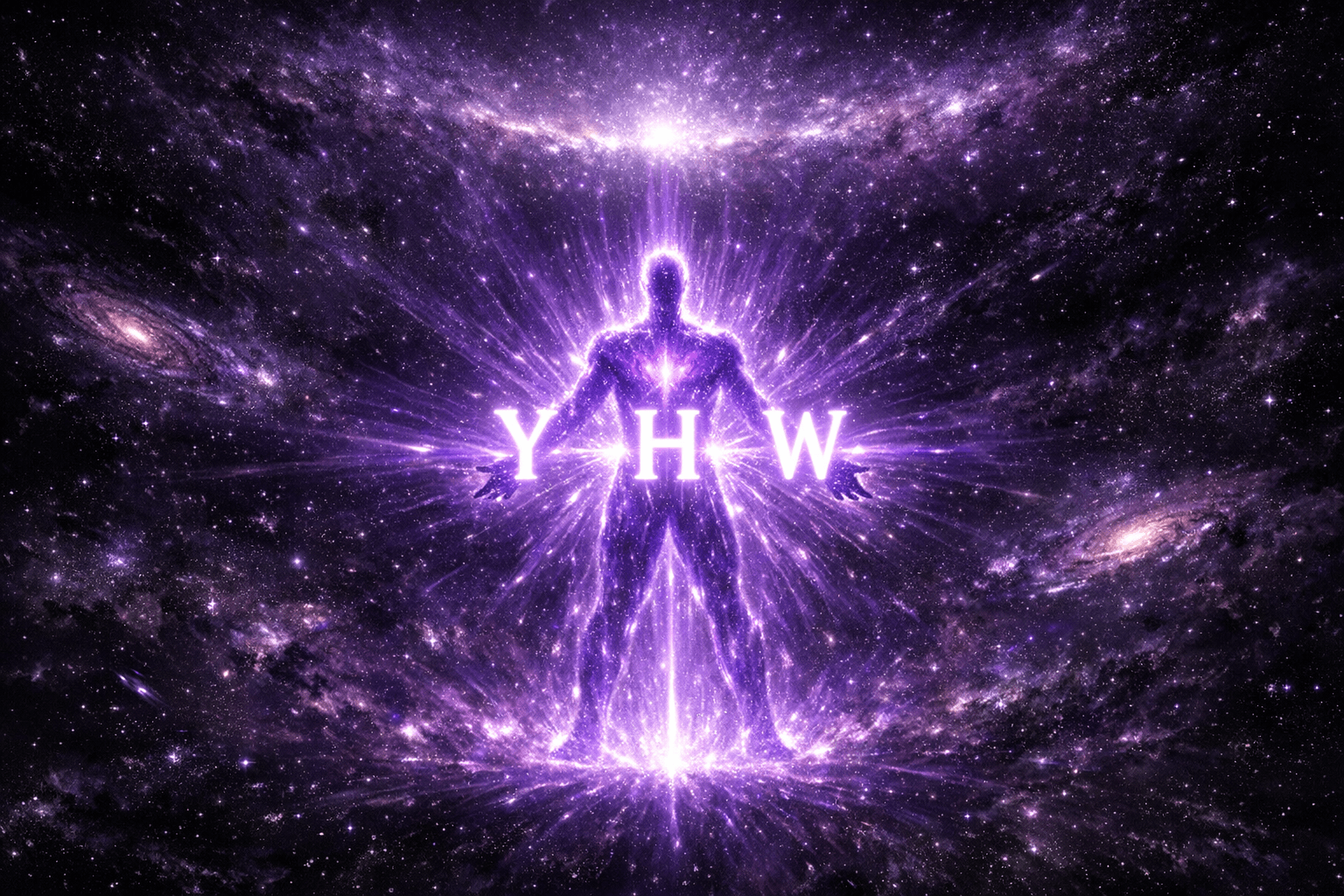YAHUVEHDIANS sovereign cosmic being radiating YHW Trigrammaton frequency