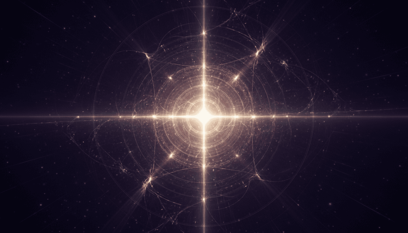 Mystical cosmic portal with ethereal light and swirling energy representing spiritual awakening